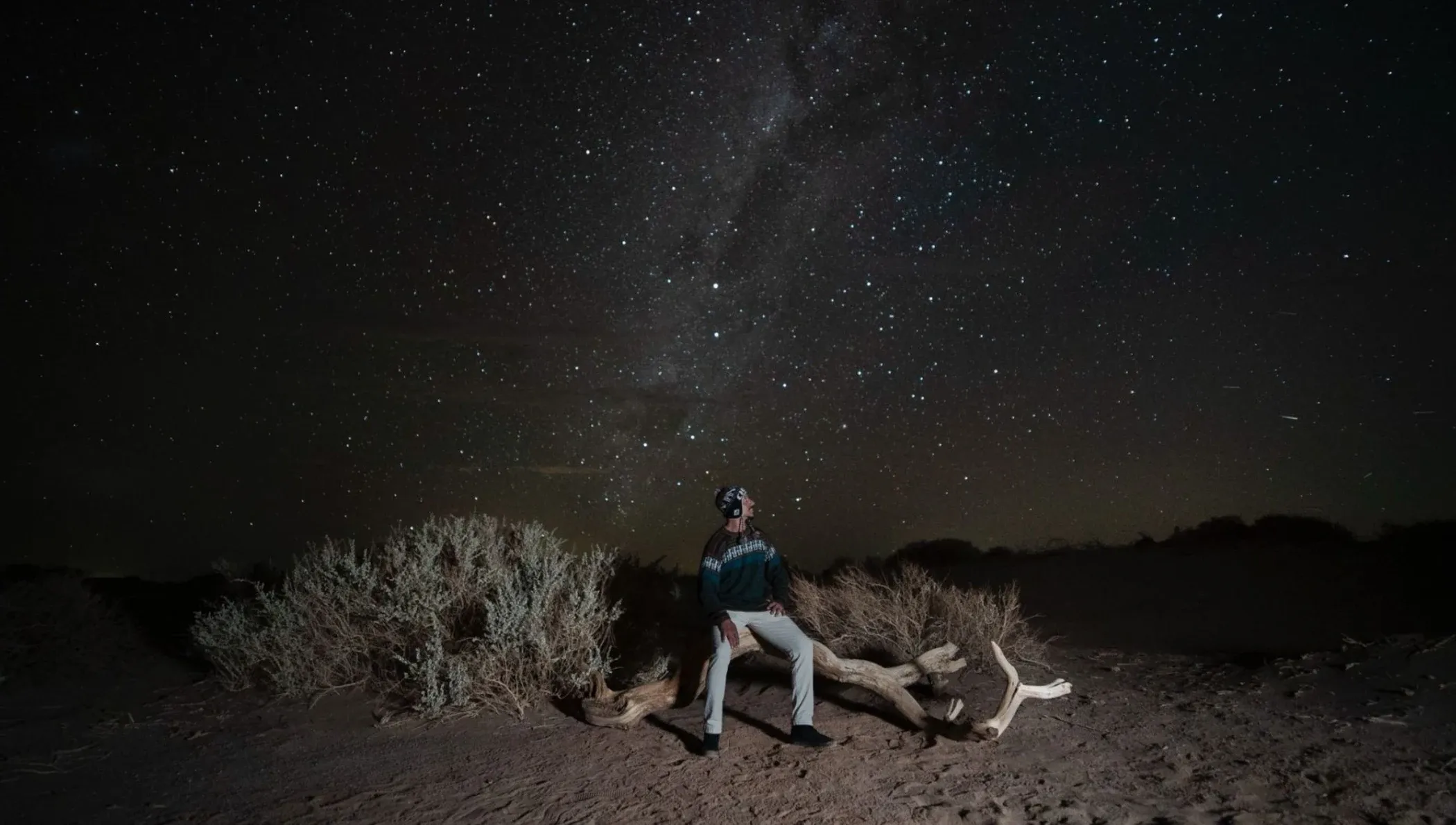 Milky Way over the Atacama Desert night sky